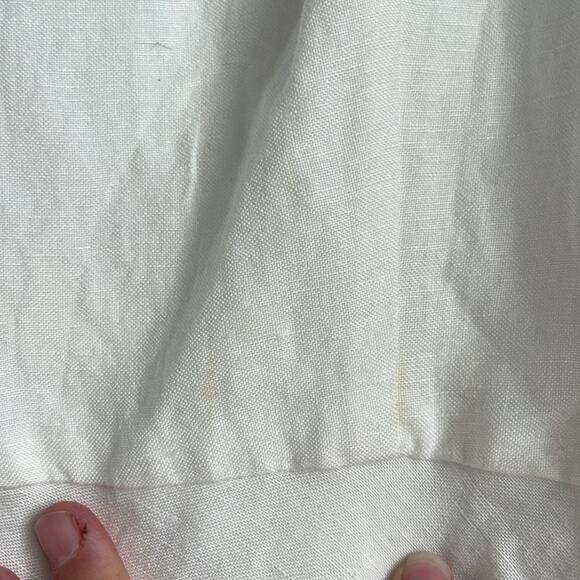 NWT Bardot Zayla linen blend side scrunch slimming sleeveless midi dress sz 4 - Picture 6 of 9